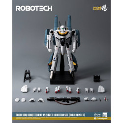 Figurine Robo-Dou VF-1S Super Veritech Set Rick Hunter ThreeZero Robotech / Macross