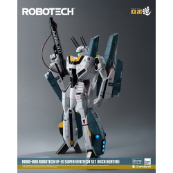 Figurine Robo-Dou VF-1S Super Veritech Set Rick Hunter ThreeZero Robotech / Macross