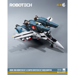 Figurine Robo-Dou VF-1S Super Veritech Set Rick Hunter ThreeZero Robotech / Macross