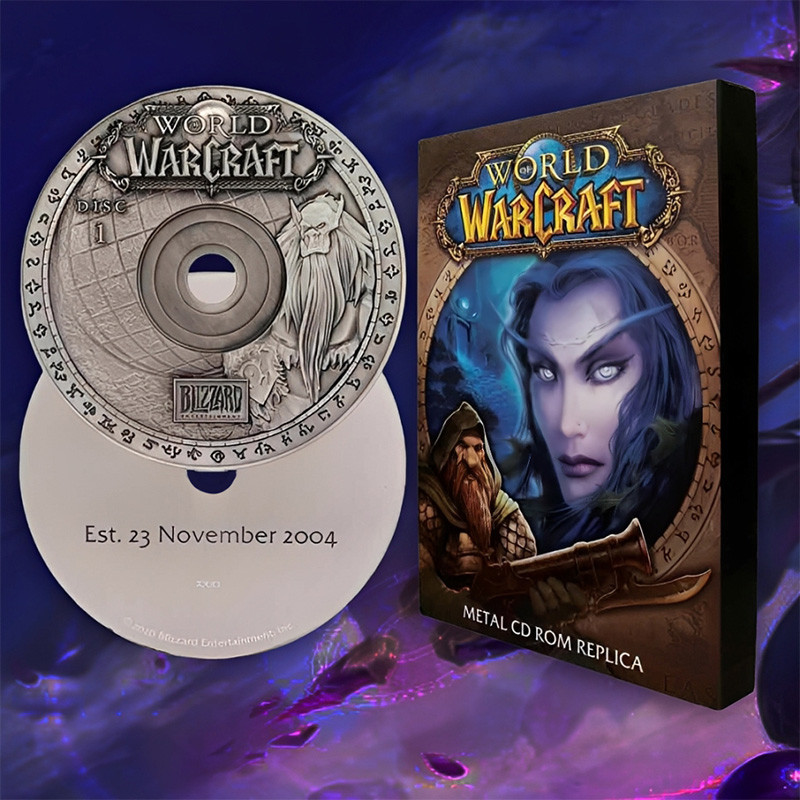 Réplique CD-ROM World Of Warcraft Fanattik World Of Warcraft