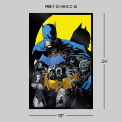 Impression Art Print Batman High-Gloss Black Edition Sideshow DC Comics