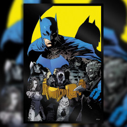 Impression Art Print Batman High-Gloss Black Edition Sideshow DC Comics