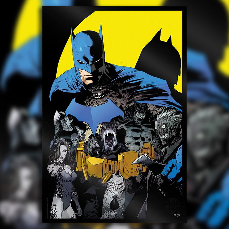 Impression Art Print Batman High-Gloss Black Edition Sideshow DC Comics