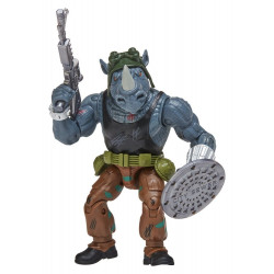 Figurines Raphael vs Rocksteady 1988 Remastered Playmates Tortues Ninja