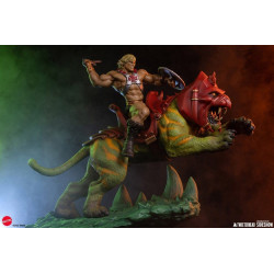 Statue 1/4 He-Man and Battle Cat Tweeterhead Maitres de l'Univers