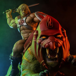 Statue 1/4 He-Man and Battle Cat Tweeterhead Maitres de l'Univers