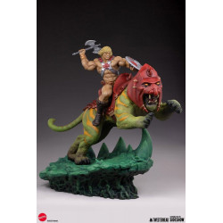 Statue 1/4 He-Man and Battle Cat Tweeterhead Maitres de l'Univers