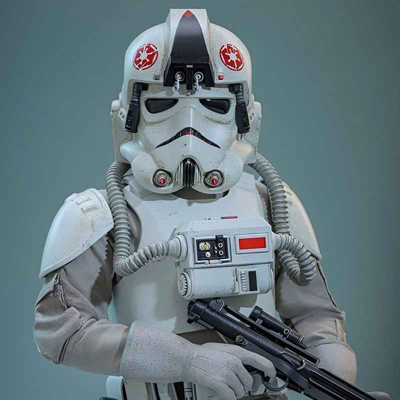 Figurine Imperial Remnant AT-AT Driver Movie Masterpiece Hot Toys Star Wars The Mandalorian & Grogu
