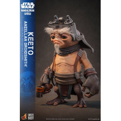 Figurine Taille Réelle Keeto Anzellan Droidsmith Hot Toys Star Wars The Mandalorian & Grogu