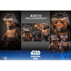 Figurine Taille Réelle Keeto Anzellan Droidsmith Hot Toys Star Wars The Mandalorian & Grogu