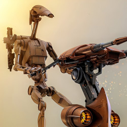 Set Figurine Battle Droid & STAP Hot Toys Star Wars