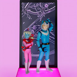 Figurine Cosmic Telemaque & Themis NEON Tsume Art Ulysse 31