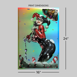 Impression Art Print Harley Quinn Sideshow DC Comics