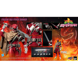 Figurine Red Power Ranger FigZero Threezero Power Rangers The Return