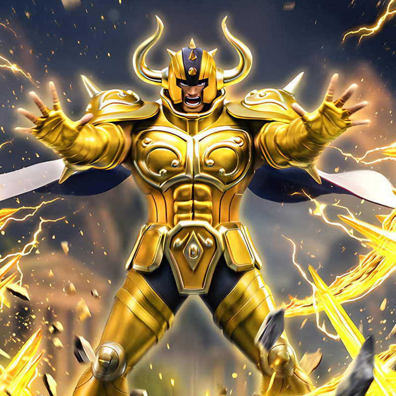 Statue Aldébaran du Taureau Art Scale Iron Studios Saint Seiya