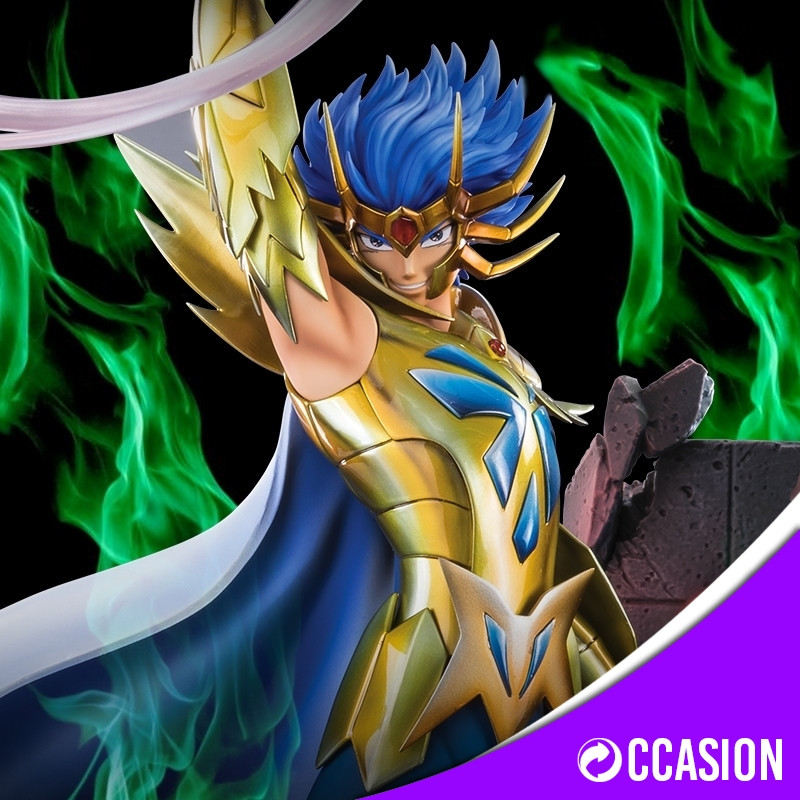 SAINT SEIYA Statue Deathmask Cancer HQS Tsume Art