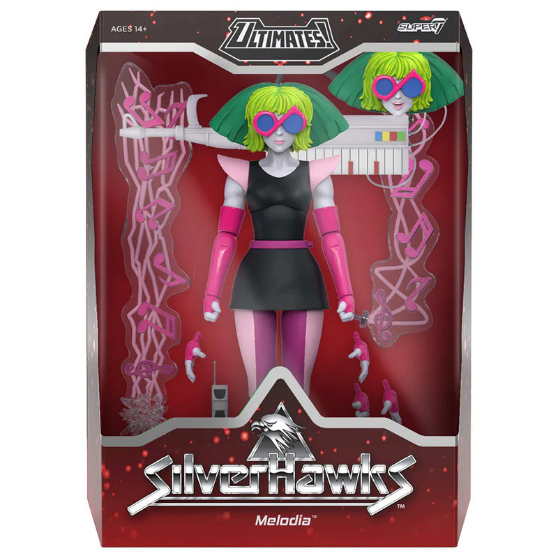 Figurine Ultimates Melodia Toon Super7 Silverhawks
