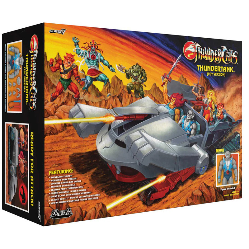 Ultimates ThunderTank and Panthro Toy Color Super7 Cosmocats