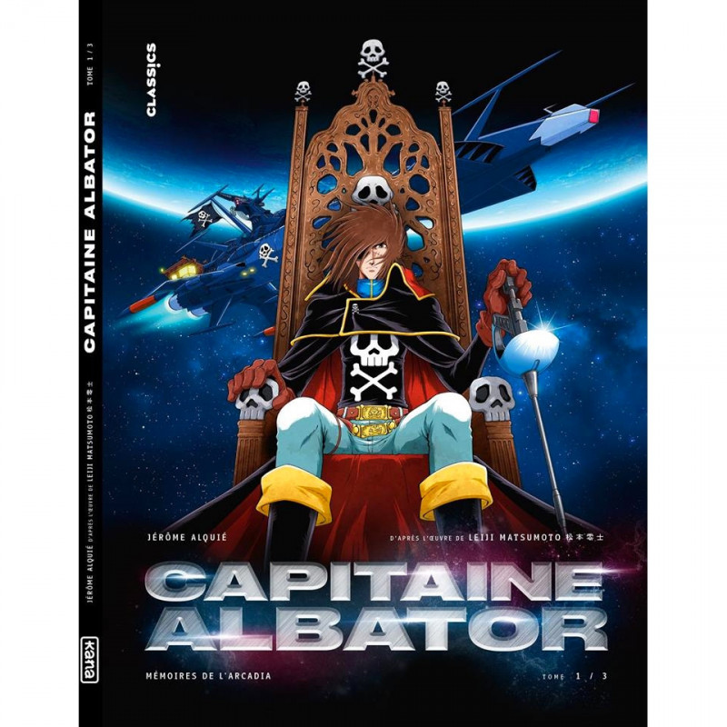 ALBATOR 78 : BD Capitaine Albator - Mémoires de L'Arcadia - Tome 1