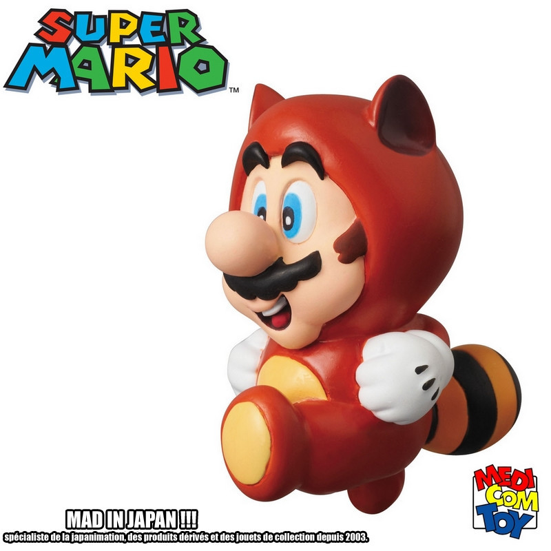 SUPER MARIO figurine Mario Tanuki Medicom UDF (Super Mario Bros 3)