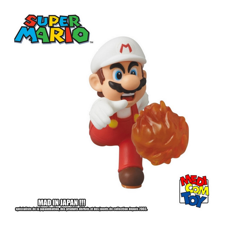 SUPER MARIO figurine Fire Mario Medicom UDF (New Super Mario Bros)