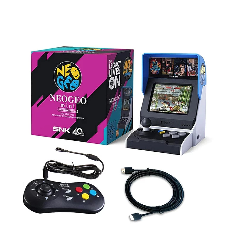 NEO GEO Console Neo Geo Mini HD SNK 40th Anniversary + 1 Manette Black