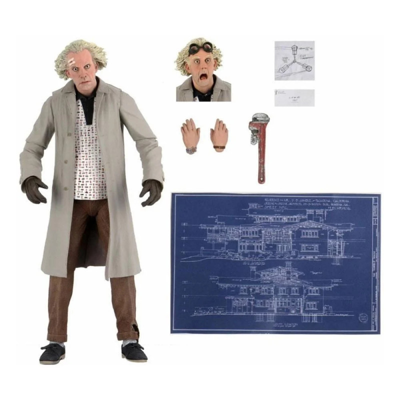 RETOUR VERS LE FUTUR Figurine Doc Brown Ultimate Neca