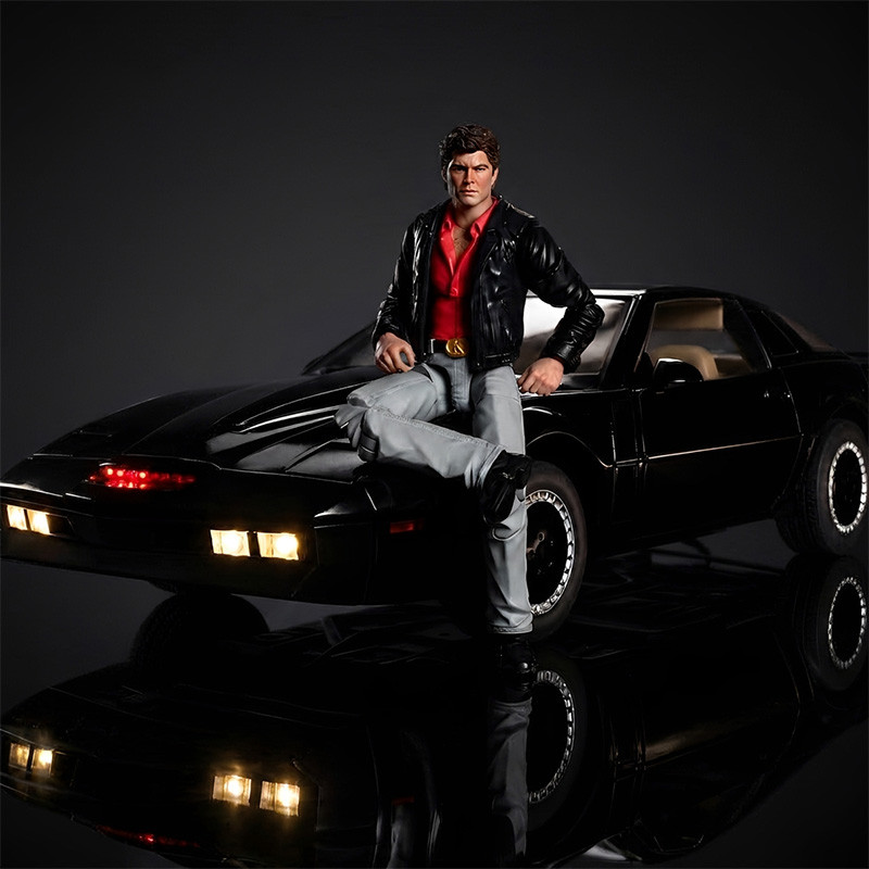 Réplique K.I.T.T. & Michael Knight 1/12 Ramen Toy K2000