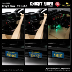 Réplique K.I.T.T. & Michael Knight 1/12 Ramen Toy K2000