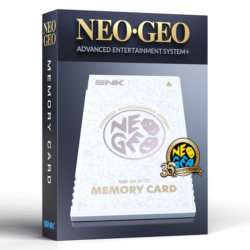 Carte Mémoire Blanche AES+ Edition Anniversaire SNK Neo Geo