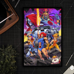 Impression Art Print ThunderCats Roar! Sideshow Cosmocats