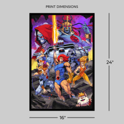 Impression Art Print ThunderCats Roar! Sideshow Cosmocats