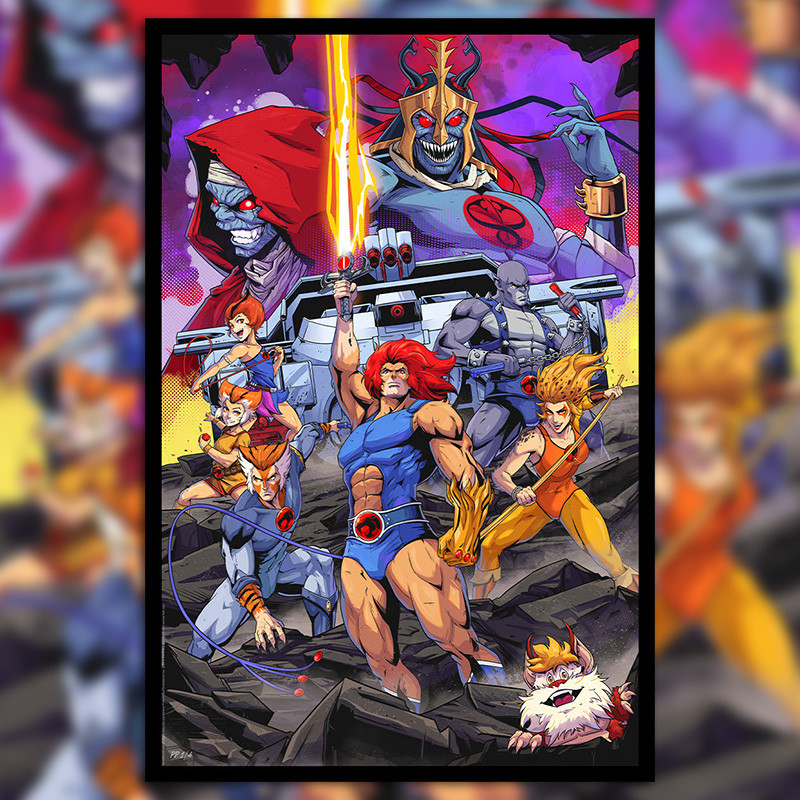 Impression Art Print ThunderCats Roar! Sideshow Cosmocats