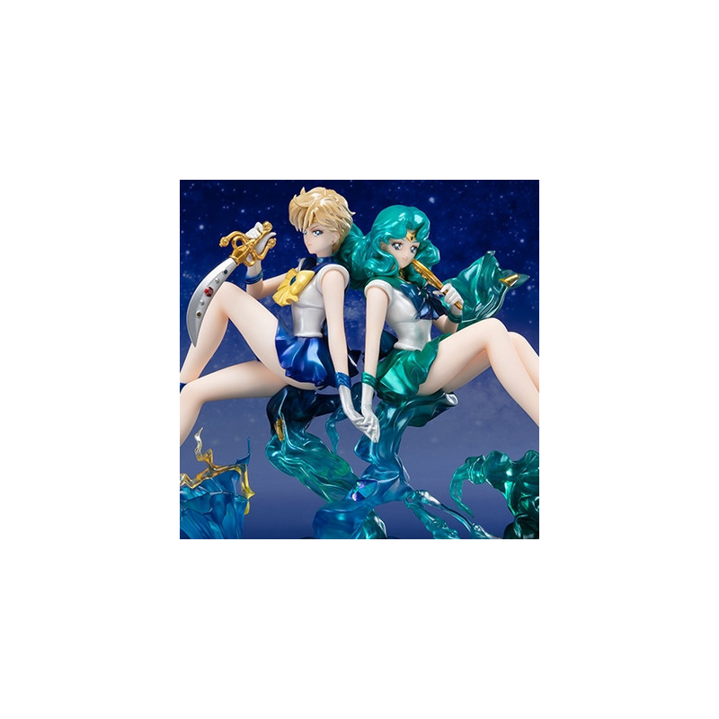 SAILOR MOON Diorama Sailor Neptune & Sailor Uranus Figuarts Zero Chouette Bandai