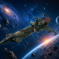 ALBATOR Cosmo Warrior Zero Arcadia SGM-20 Green Version Aoshima
