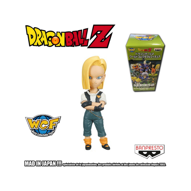 DRAGON BALL Z figurine C-18 WCF séries Cyborgs Banpresto DRAGON BALL Z figurine C-18 WCF séries Cyborgs Banpresto