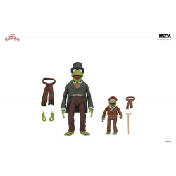 Pack 2 Figurines Kermit & Robin Ultimate Neca Noël chez les Muppets