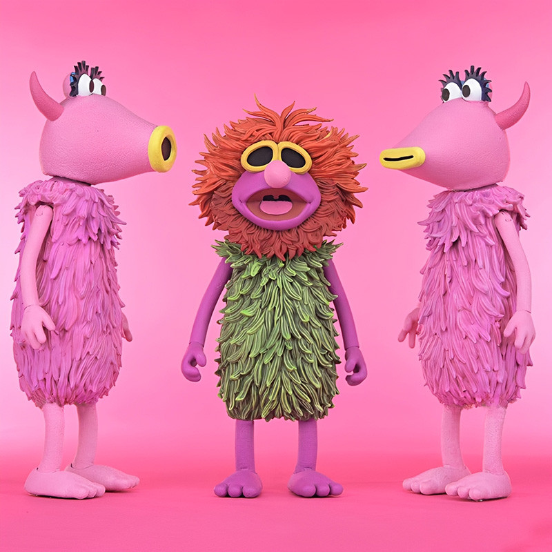 Pack 3 Figurines Mahna Mahna & The Snowths Ultimate Neca Le Muppet Show