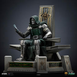 Statue Doctor Doom on Throne Deluxe Art Scale Iron Studios Marvel