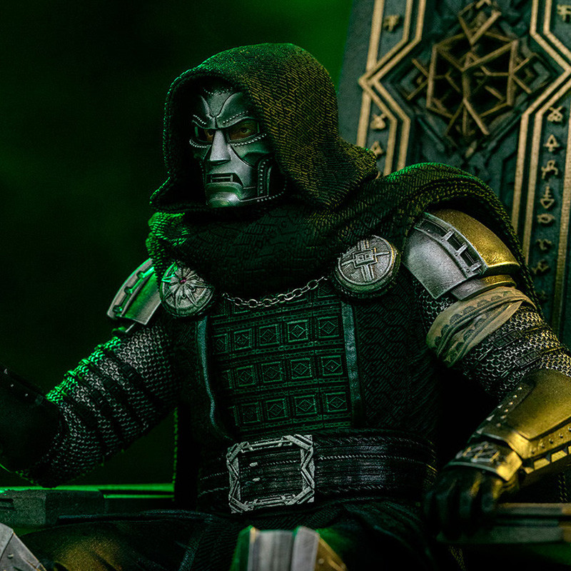 Statue Doctor Doom on Throne Deluxe Art Scale Iron Studios Marvel