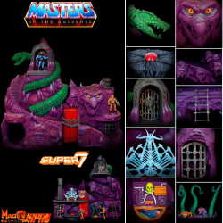  MAITRES DE L'UNIVERS Playset Collectors Choice Snake Mountain Super7