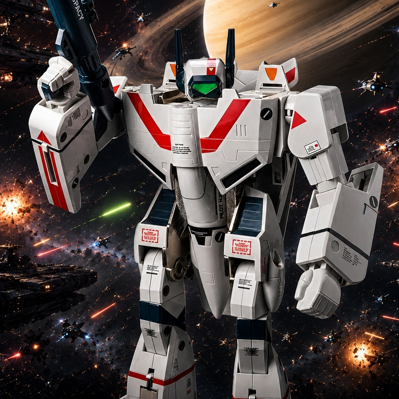 MACROSS Origin of Valkyrie VF-1J Valkyrie 45th Bandai