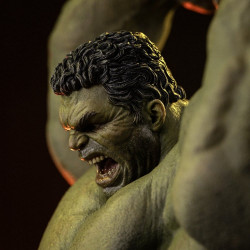 MARVEL COMICS Statue Art Scale Spider-Man vs Hulk Iron Studios