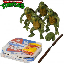 TORTUES NINJA Pack 4 Figurines Baby Turtles Neca