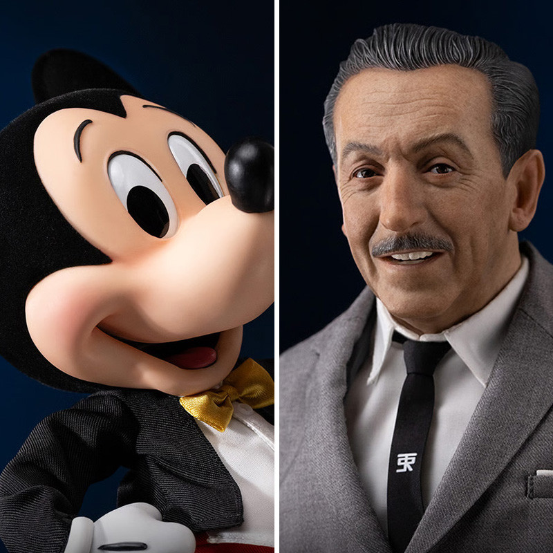 Statue Walt Disney & Mickey Mouse Legacy Replica Iron Studios Disney