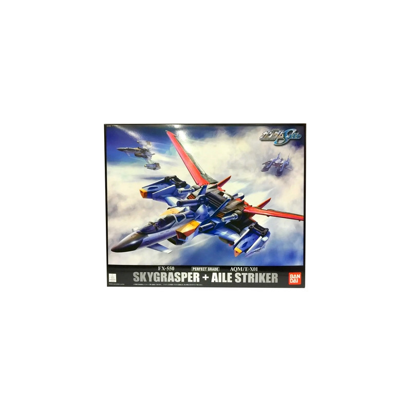 GUNDAM PERFECT GRADE Skygrasper + Aile Strike Bandai Gunpla