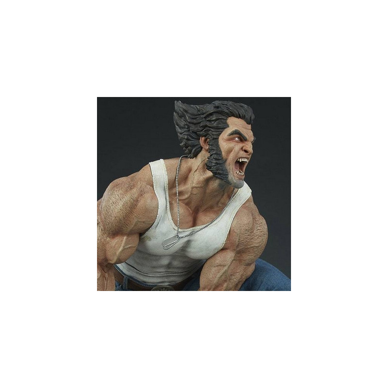 Wolverine Statue Logan Premium Format Sideshow