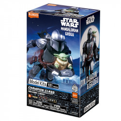 Maquette Din Djarin & Grogu Champion Class Blokees Star Wars