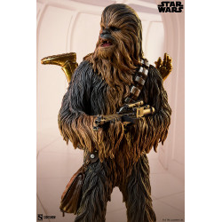 Statue Chewbacca and C-3PO Premium Format Sideshow Star Wars Episode V