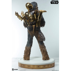 Statue Chewbacca and C-3PO Premium Format Sideshow Star Wars Episode V